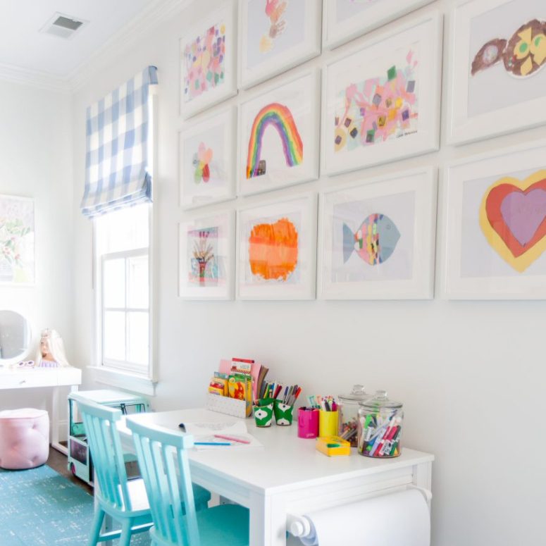 Clutter-Free Storage For Kids Artwork