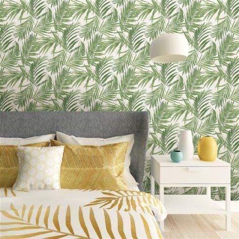 Green leaves wallpaper