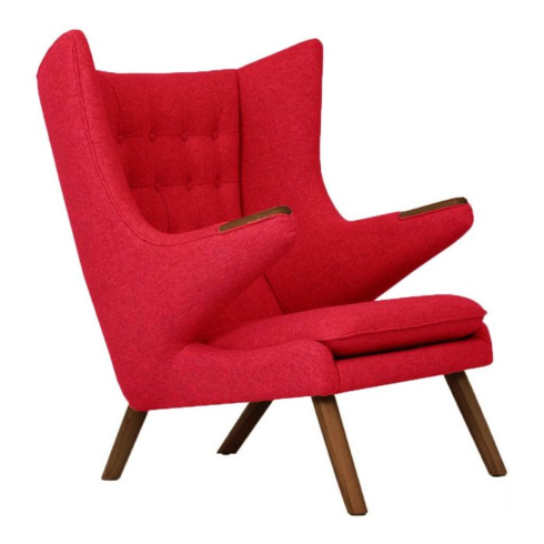 red Papa Bear Chair