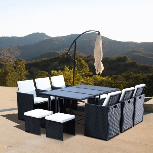 Walmart outdoor furniture -large dining set