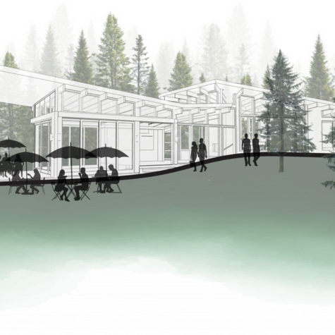A rendering of the NOMI resort