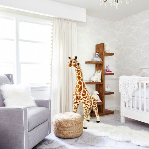 Nursery with giant giraffes