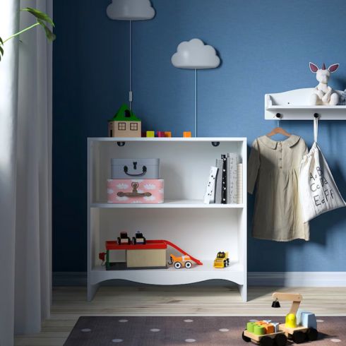IKEA kids bookshelf and change table