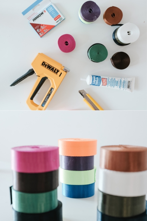 Tools required to make a colourful stool DIY