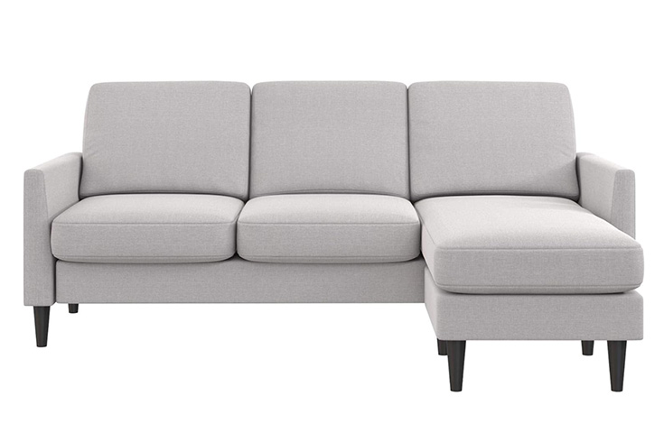 Light gray sofa sectional