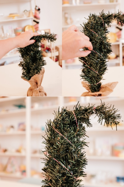 How to make a grinch Christmas tree