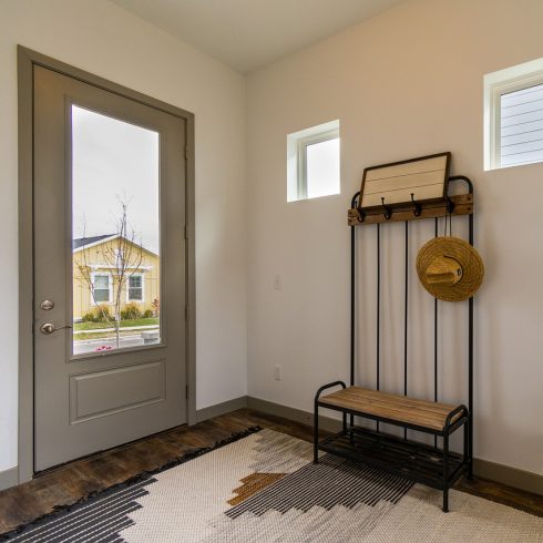 Tidy Entryway and Coat Hooks in the Home