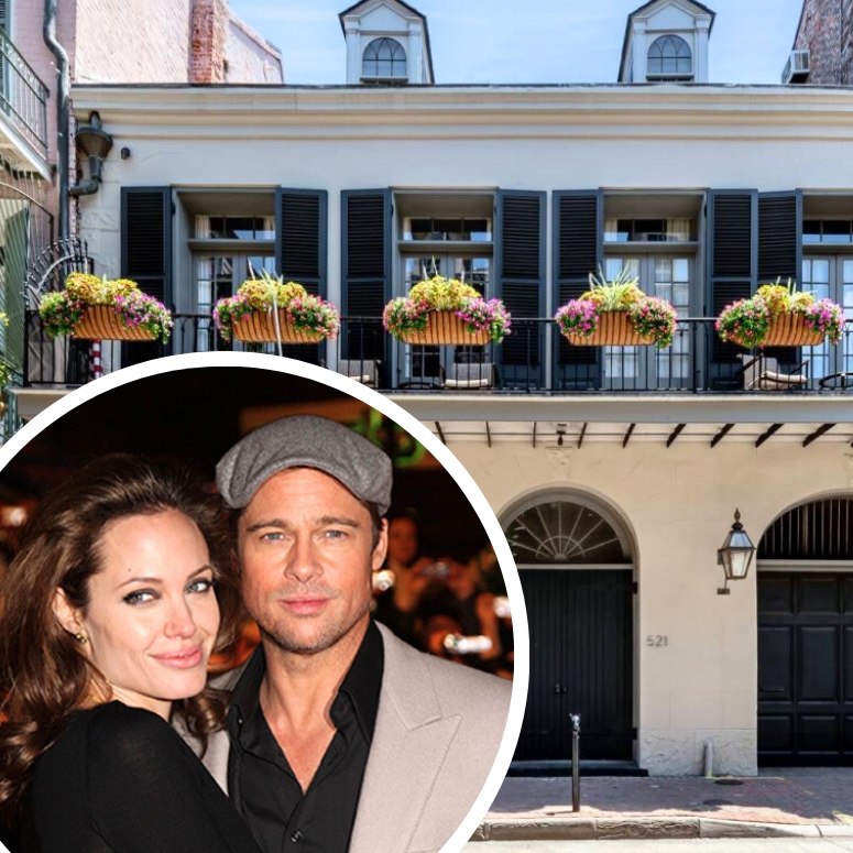 Brad and Angelina's former New Orleans house