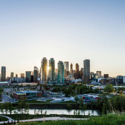 Shot of the Calgary skyline