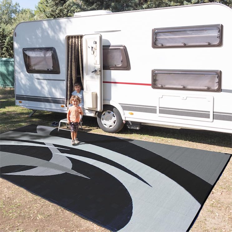 Outdoor rug for camping or RV