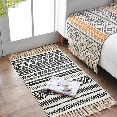 Boho throw rug