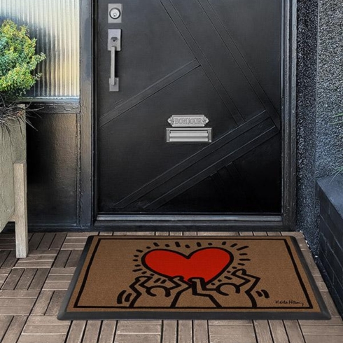 Keith Haring doormat by Ruggable