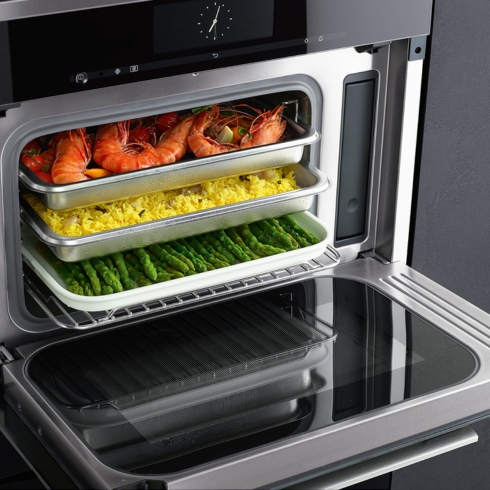 A steam combi oven by Miele, a home appliance trend for 2025